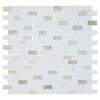 Andova Tiles ANDOVA TILES Highline 0.625" x 1.25" Glass Mosaic Sheet Floor Use Tile ANDHIG151